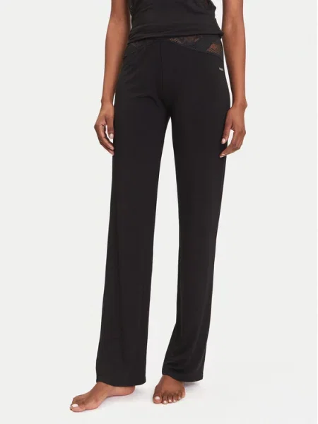 Spodnji del pižame BOSS črna