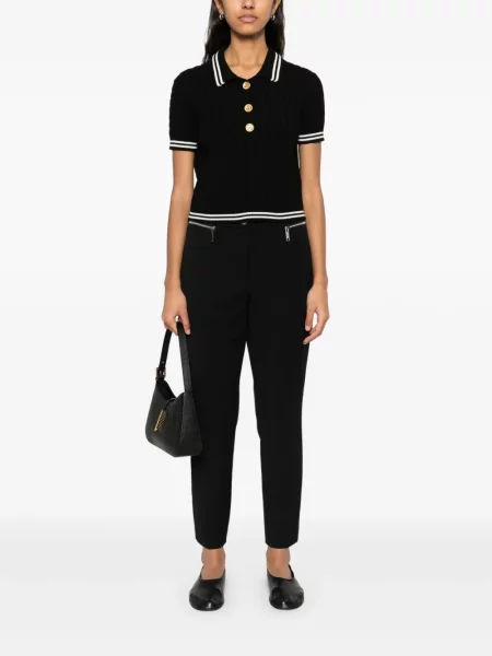 Sandale Michael Michael Kors din piele transparente negru