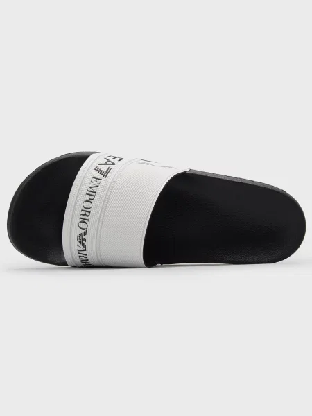 Шлепанцы Ea7 Emporio Armani белые