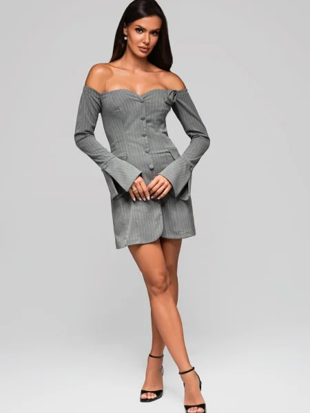 Rochie de seară Edoti de costum negru