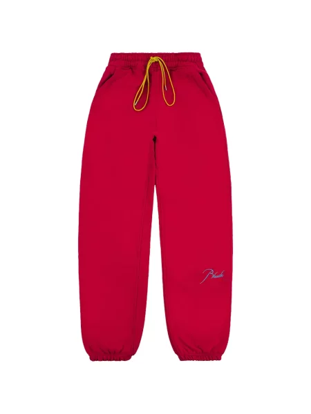 Pantaloni Rhude alergare roșu