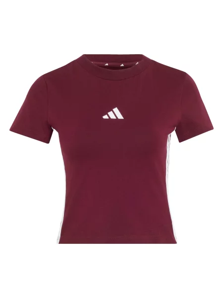 ADIDAS SPORTSWEAR Tricou funcțional Essential castaniu alb