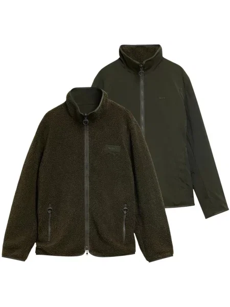 Reversibil geacă Barbour din fleece verde