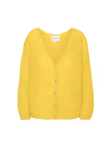 Moherowy sweter American Dreams żółty