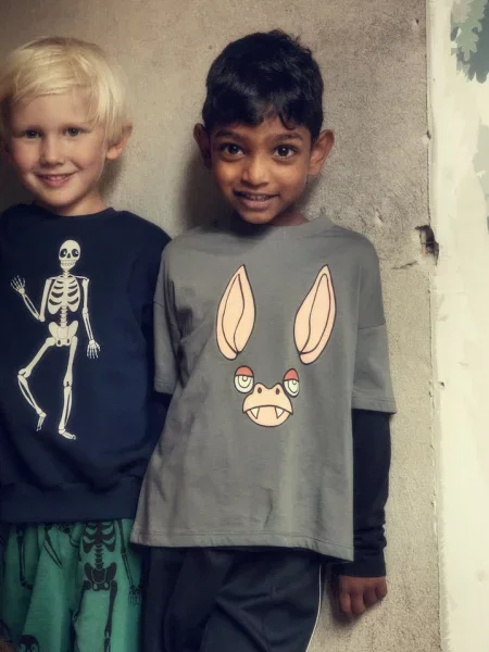 Gyerek póló Mini Rodini szürke