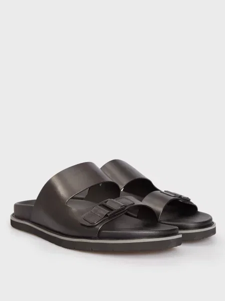 Кожаные шлепанцы Prpy черные