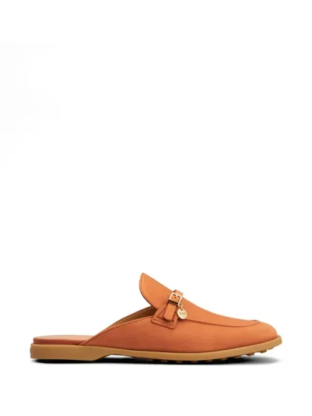Papuci tip mules Tod's din piele maro