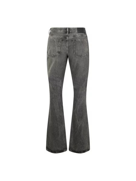Jeansy dzwony Acne Studios dzwony szare