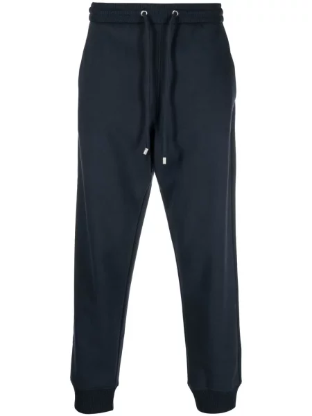 Pantaloni Giorgio Armani de lână albastru