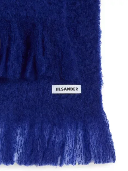 Fular Jil Sander de lână albastru