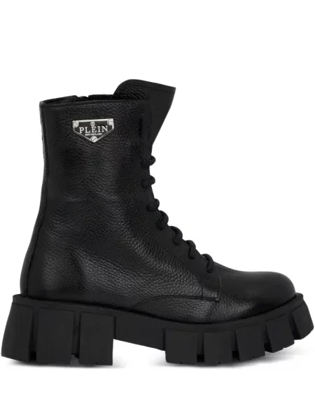 Botine Philipp Plein cu autograf negru