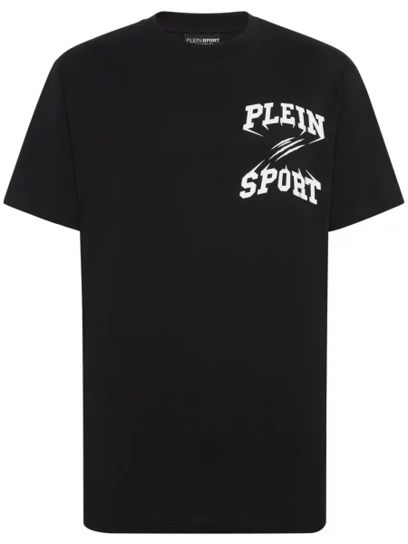 Tricou Plein Sport cu imagine cu decolteu rotund negru