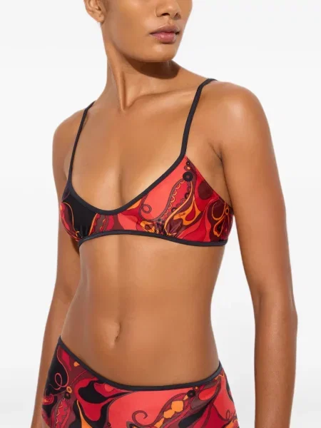 Top Pucci cu imagine portocaliu
