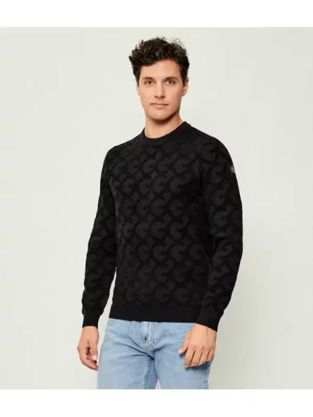 GUESS Pulover JOHN negru