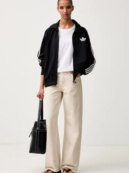Adidas Originals mikina na dámska Firebird čierna