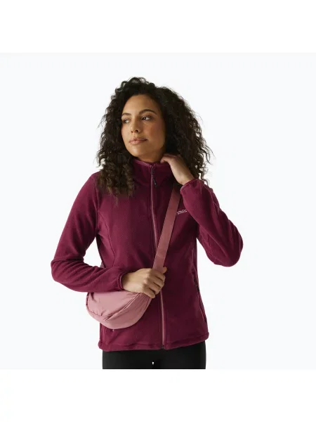 Дамска поларена блуза REGATTA Floreo IV dark pimento винено червено