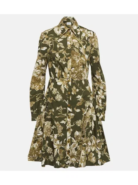 Sukienka koszulowa Erdem garniturowa biała