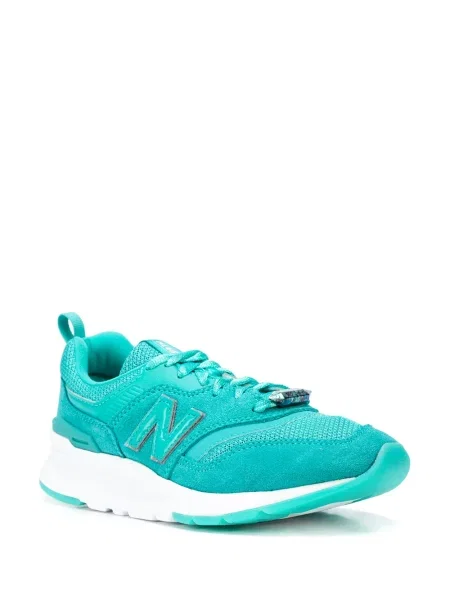 Sneakerși New Balance 574 cu autograf albastru