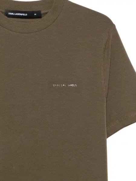 Tricou Karl Lagerfeld cu imagine verde