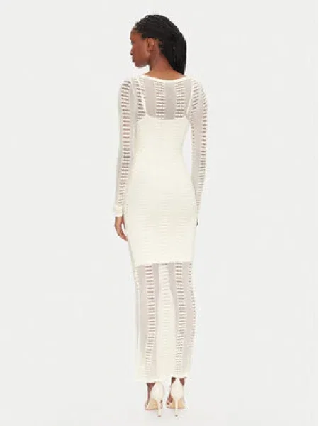Marciano Guess Pletena obleka bela
