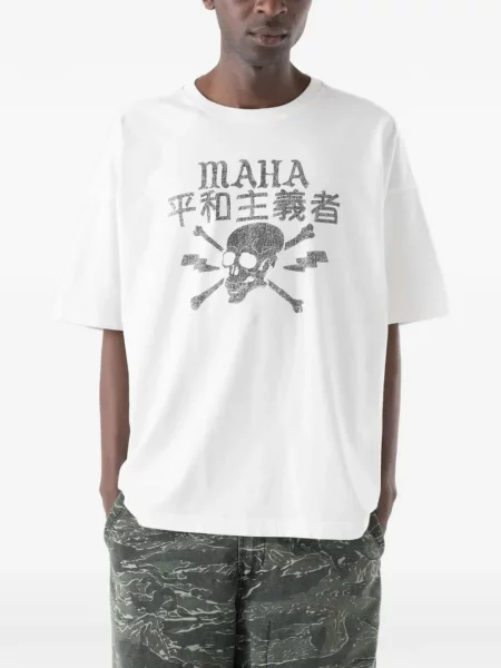 Μπλούζα Maharishi με σχέδιο λευκό