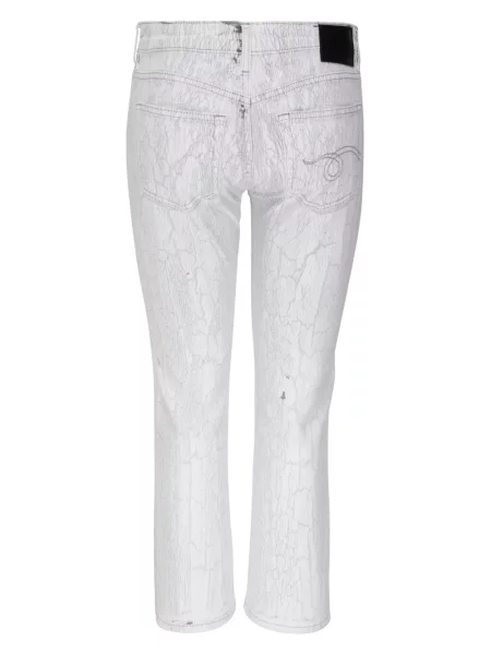 Dětské straight fit džíny R13 šedé