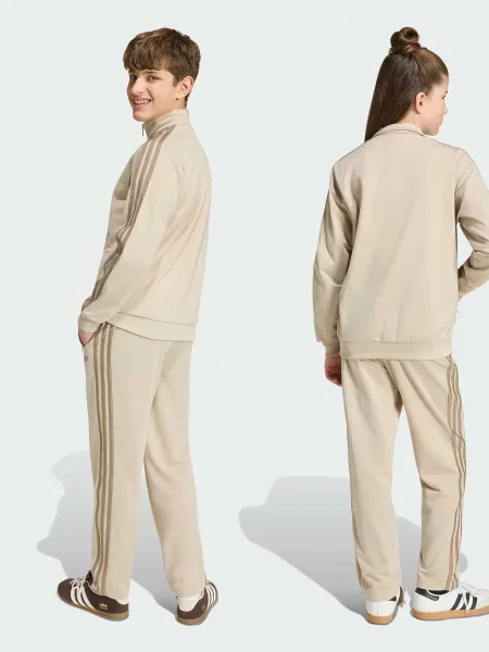 Детские брюки Adidas бежевые