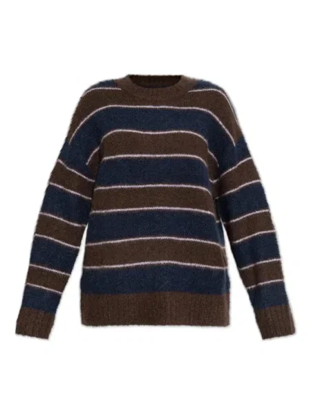 Pulover Samsøe Samsøe cu dungi albastru