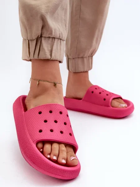 Papuci de casă Kesi fucsie