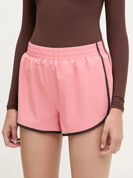 Kratke hlače za trening P.E Nation Haven bez uzorka visoki struk narančasta