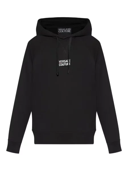 Hanorac cu glugă Versace Jeans Couture negru