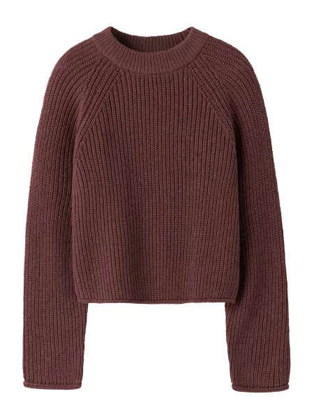 NAME IT Pulover NKFVENJA burgundy roșu