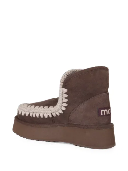 Botine Mou cu platformă maro