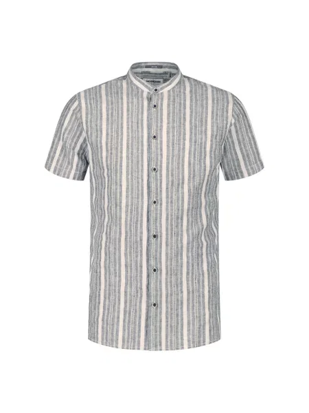 No Excess Cămașă / albastru porumbel / verde pastel bej