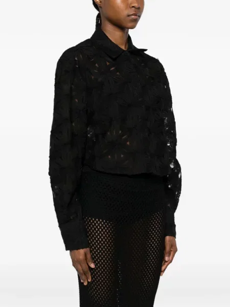 Bluzka w kwiaty Simkhai w kwiatki z nadrukiem czarna