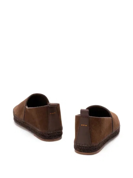 Espadrile Castaner din piele de căprioară maro