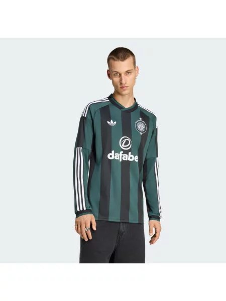 Koszulka wyjazdowa z długim rękawem Celtic FC czarna