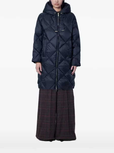 Kapucnis kabát Max Mara kék
