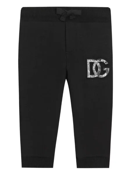 Spodnie dziecięce Dolce And Gabbana czarne