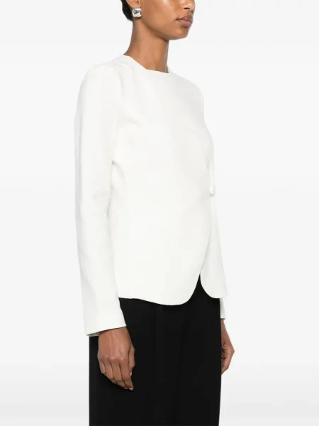 Asimetrična jakna Emporio Armani bijela