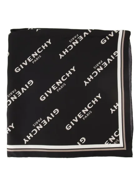 Fular Givenchy de mătase negru