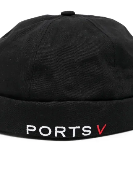 Șapcă Ports V cu broderie negru
