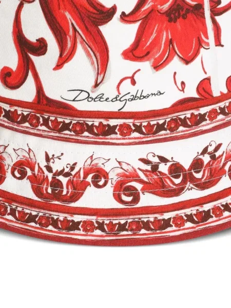 Pălărie Dolce & Gabbana cu imagine roșu