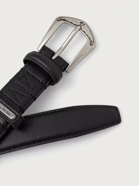 Zadig&Voltaire pas usnjeni JIM črna