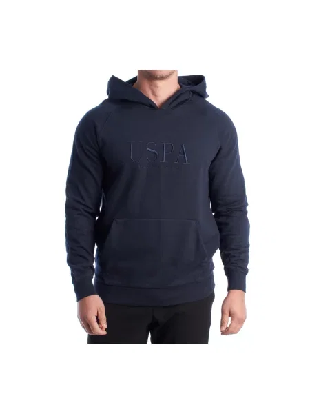 Bluza z kapturem U.s Polo Assn. z kapturem niebieska