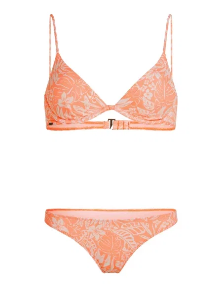 O'NEILL Costum de baie două piese Honopu Rockley corai / piersică portocaliu