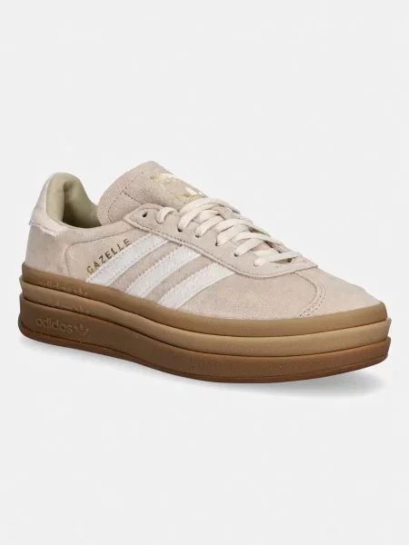 Adidas Originals Gazelle Bold sneakers pentru femei din piele bej