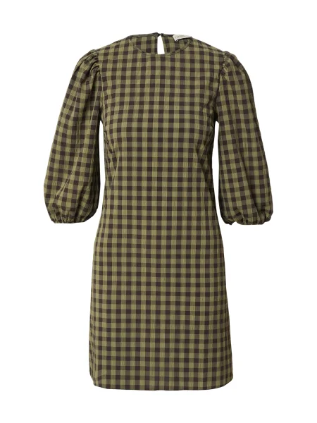 Oasis Šaty Aline khaki / tmavě zelená