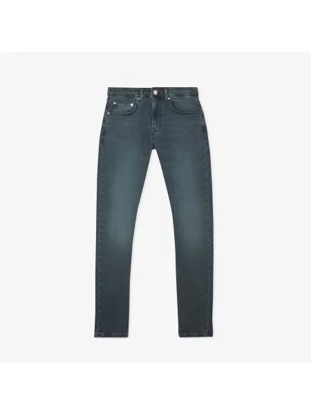 Lacoste Spodnie Jeansowe O Dopasowanym Kroju granatowe