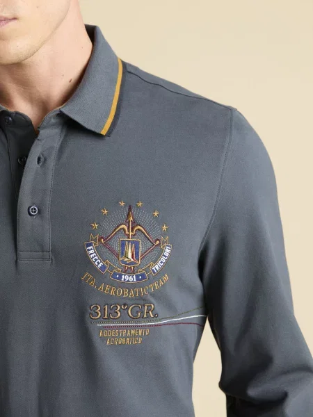 Светр Aeronautica Militare сірий
